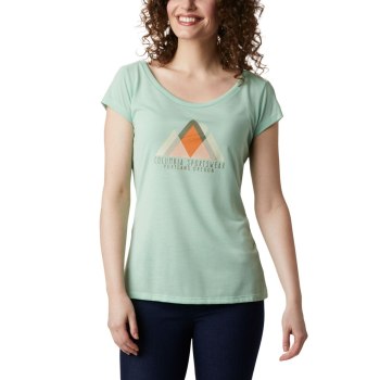 Columbia Shady Grove, Camiseta Verde Menta Para Mujer | 057932-NOQ